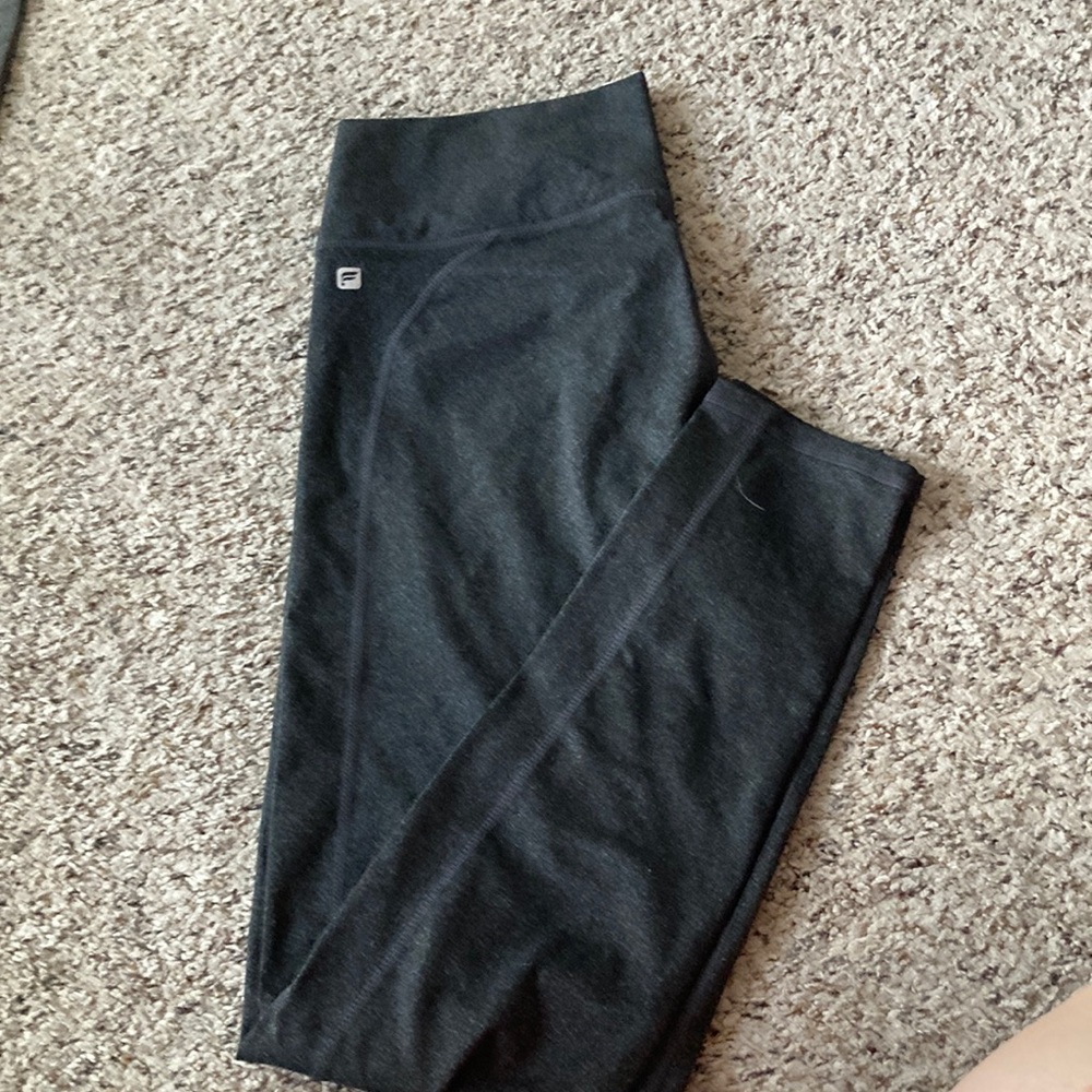Fabletics leggings dark heather gray. New. Size L. NWOT.